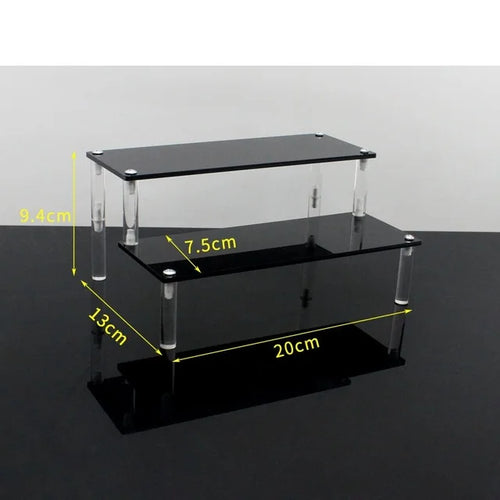 1-5 Tier Acrylic Display Stand,Clear Display Riser Rack for