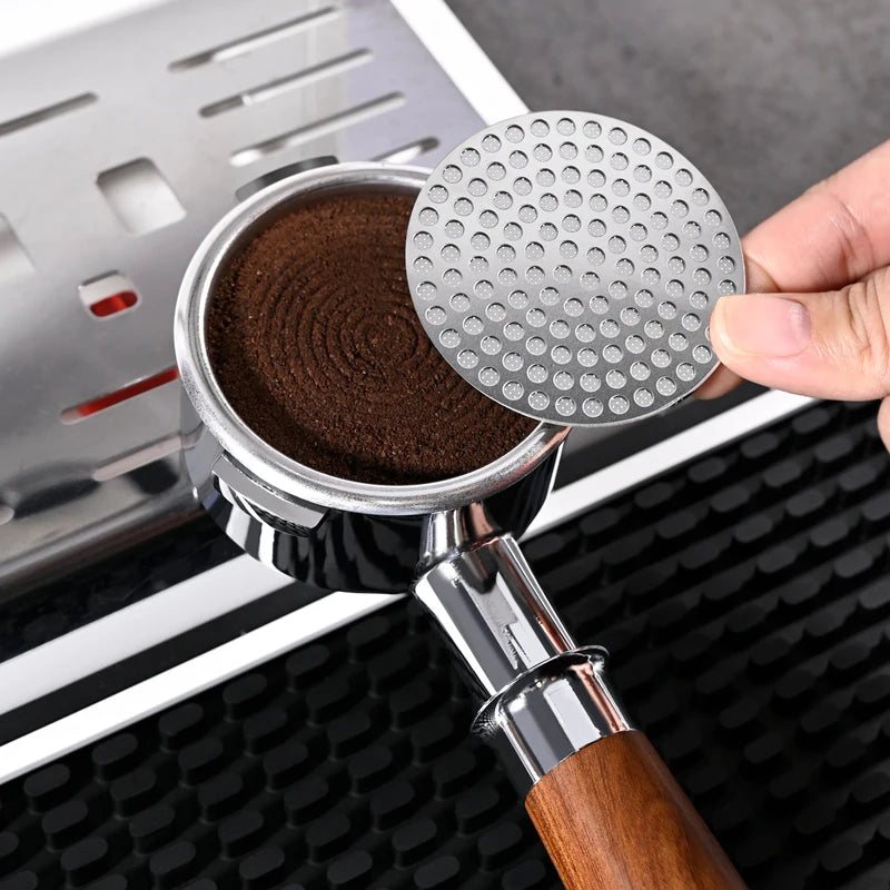51/53/58mm Reusable Coffee Puck Screen 304 Stainless steel Double