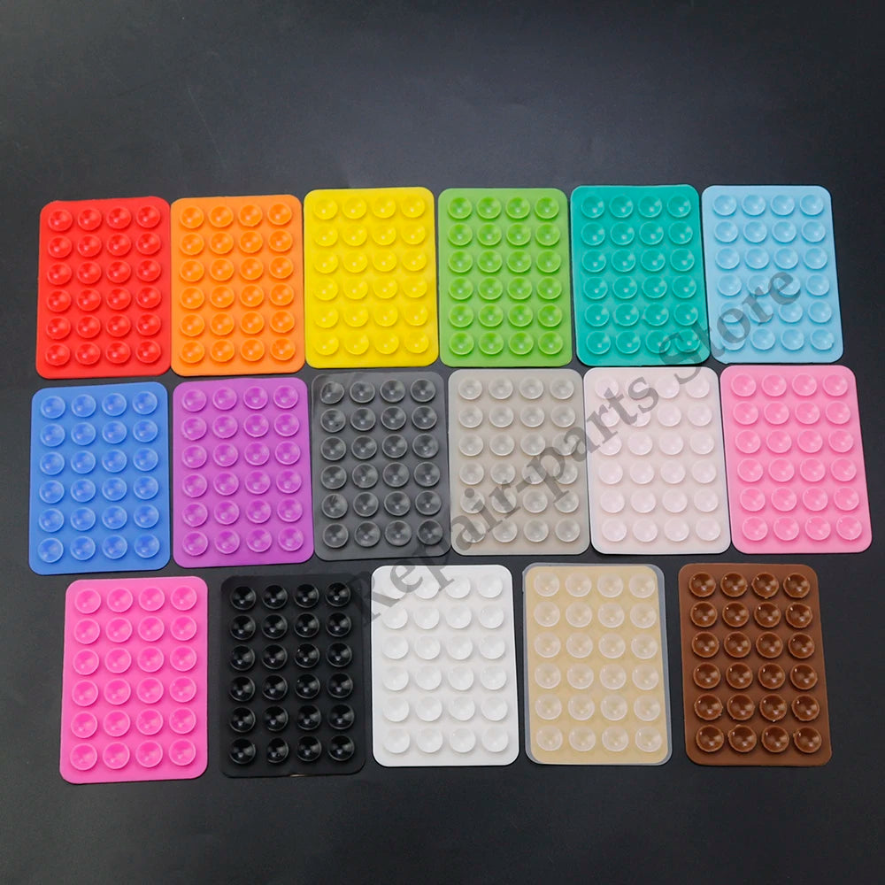 2pcsThickened Silicone Suction Cup 24 Square Suction Cups Mobile Phone