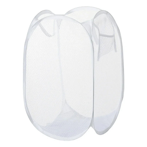 Dirty Clothes Basket Skeleton Ventilated Foldable Easy Storage