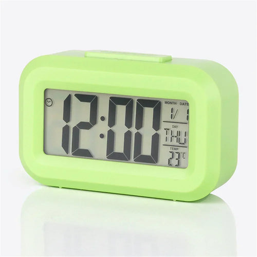 Led Digital Alarm Clock Backlight Data Times Calendar Desktop