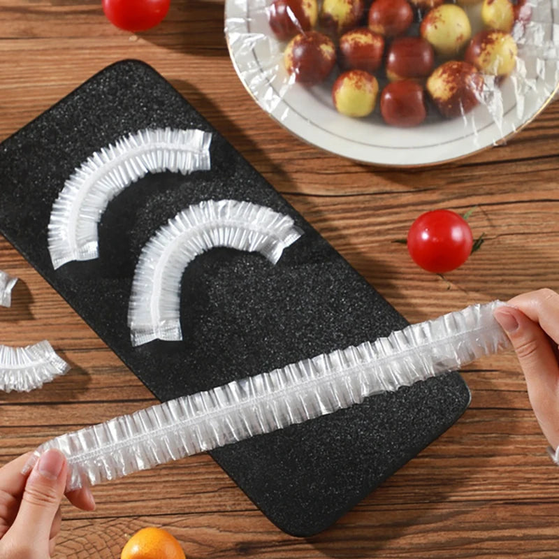 Disposable Food Cover Elastic Plastic Wrap Food Grade Food Lids Shoe