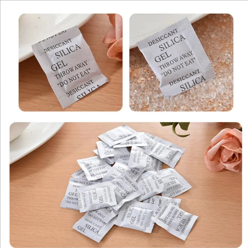1g 100/200/500g Non Toxic Silica Gel Desiccant Damp Kitchen Room