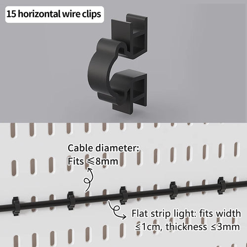 No-Drill Gaming Room Pegboard, Wall Organizer for Controller,
