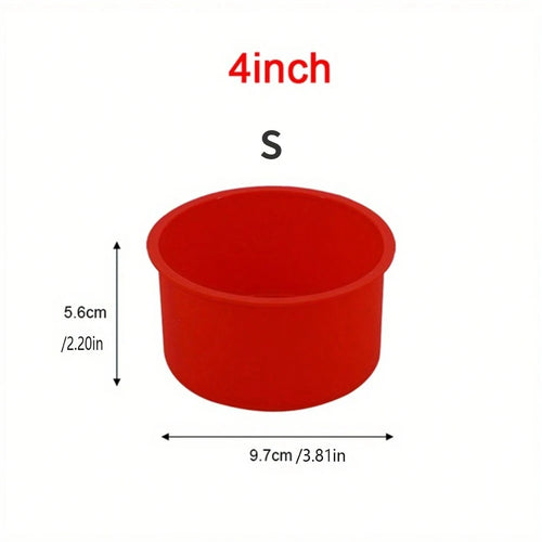 4/6/8 Inch Silicone Round Cake Mold Nonstick Baking Pan for Mousse