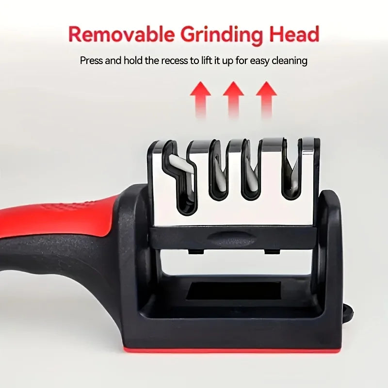 Multifunctional Sharpening Stone Knife Sharpener Kitchen Knife Open