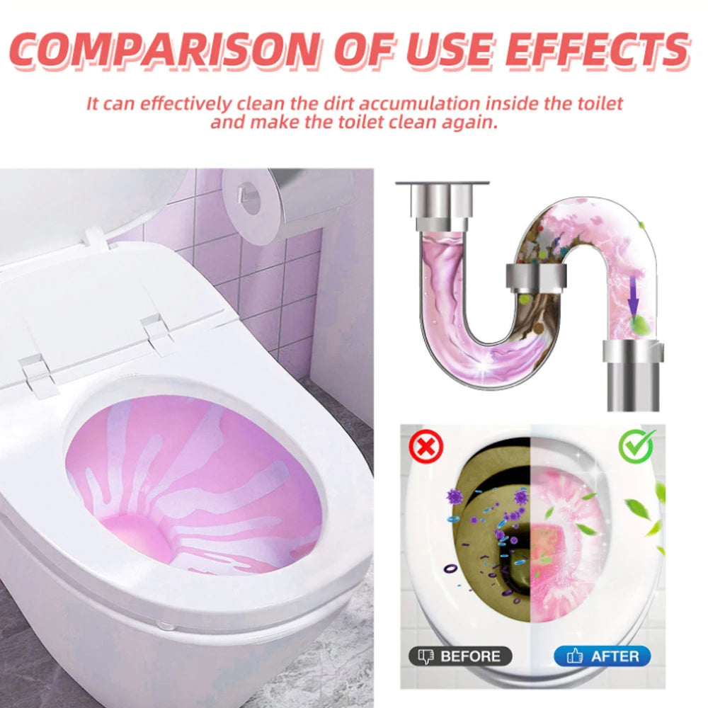 3-20Pcs Toilets Cleaning Effervescent Tablet Toilet Cleaner Deodorant