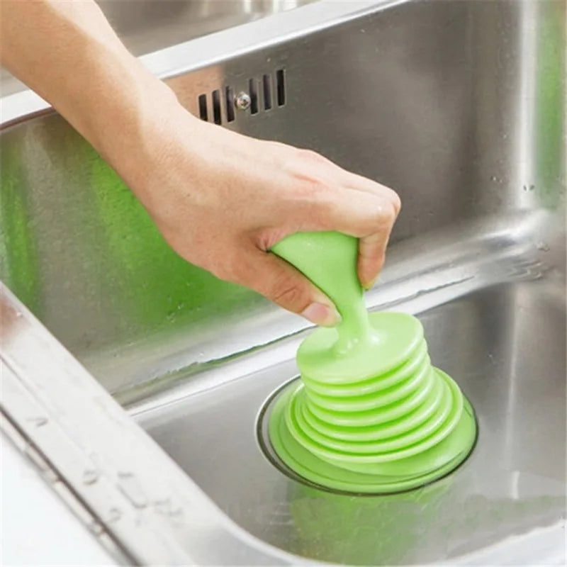 1PC Pipeline Dredge Suction Cup Toilet Plungers Press Cleaning Sink
