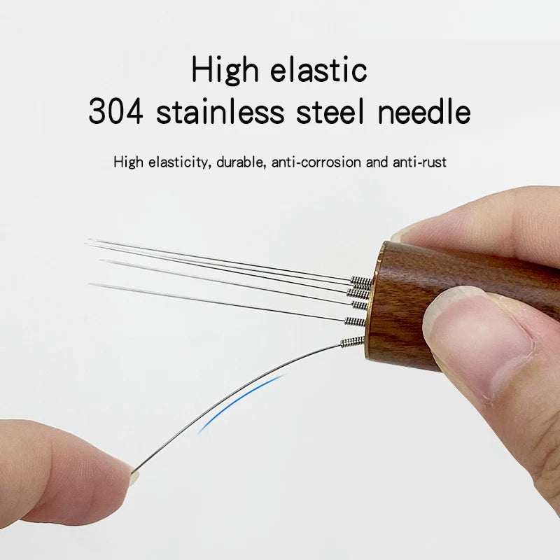 Espresso Powder Stirrer Wdt Tools Tamper Distributor Leveler Needles