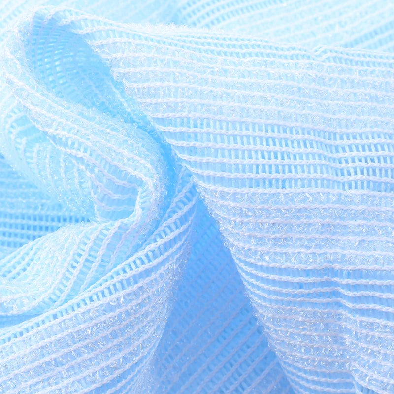 Exfoliating Washcloth Back Scrubber for Shower for Men Silver-ion