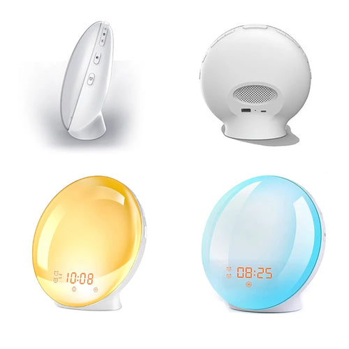 Wake Up Light Alarm Clock with Sunrise/Sunset Simulation Dual Alarms