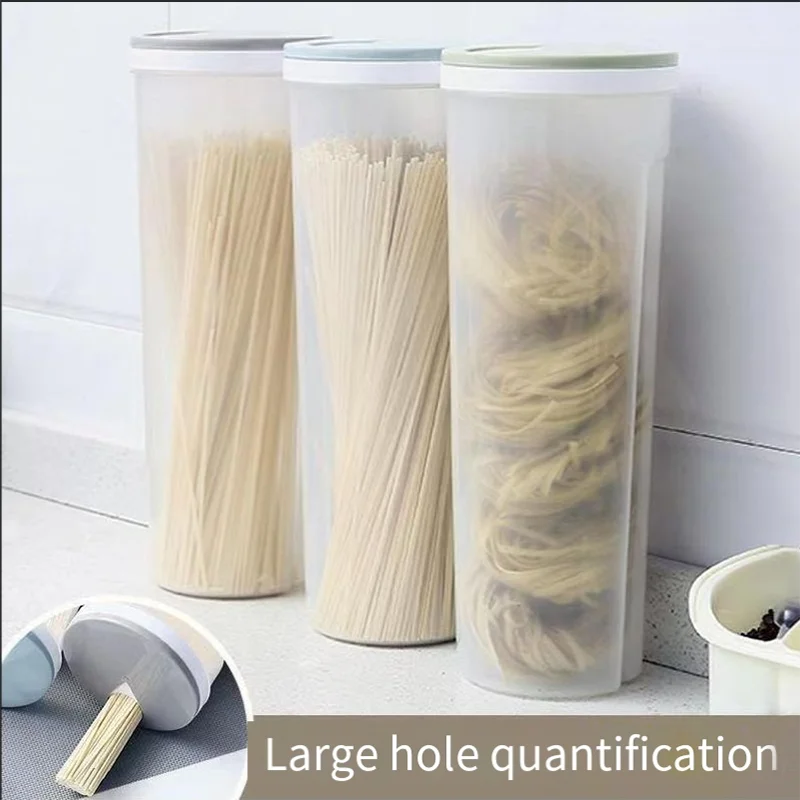 1pc Noodles Sealed Can Food Storage Spaghetti Noodle Pasta Container