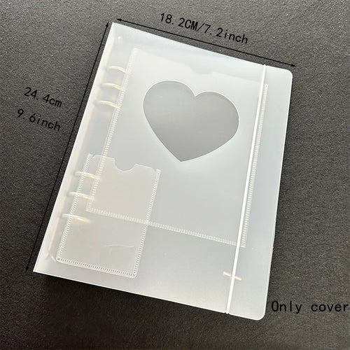 A5 Photocard Binder Cover Kpop Photo Album Simple Card Binder Collect