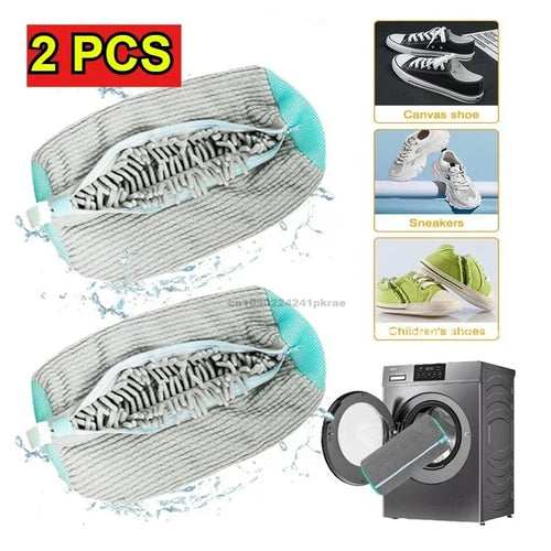 Sneaker Washing Net Bag To Wash Slippers Shoe Laundry Net Washing