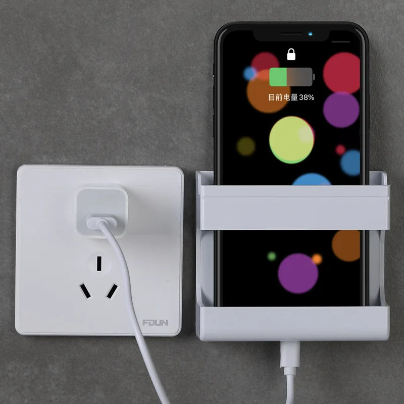 Multi-functional Wall-mounted Organizer for Remote Controls and Mobile