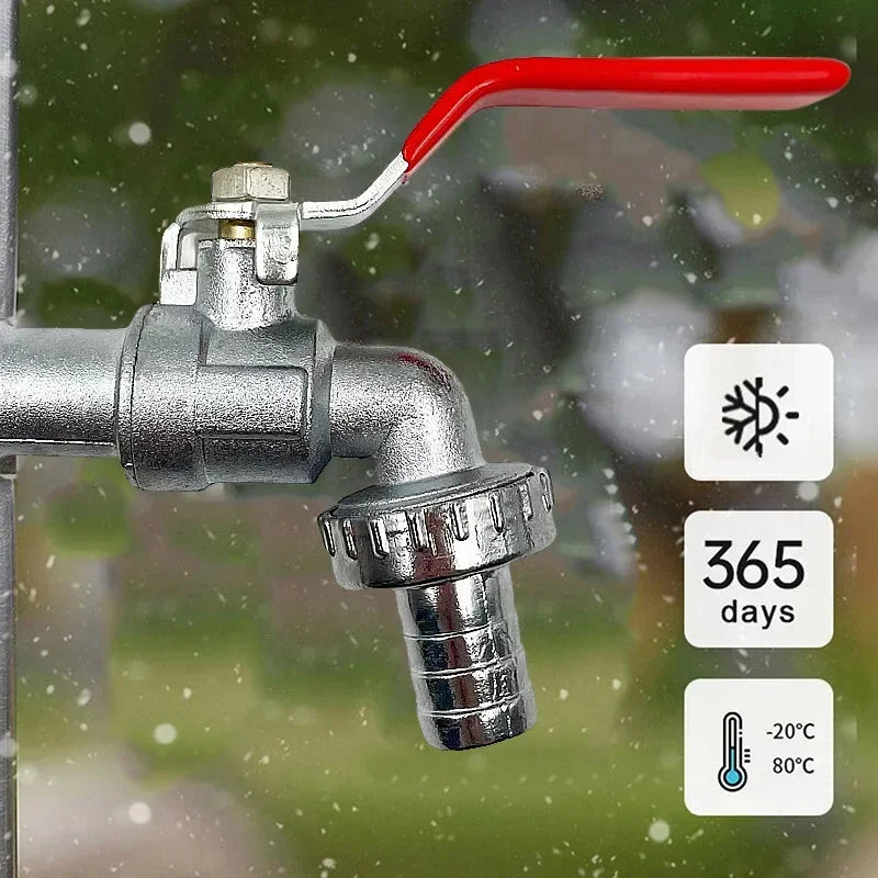 1/2inch Garden Irrigation Brass Faucet IBC Tank Water Tap Single