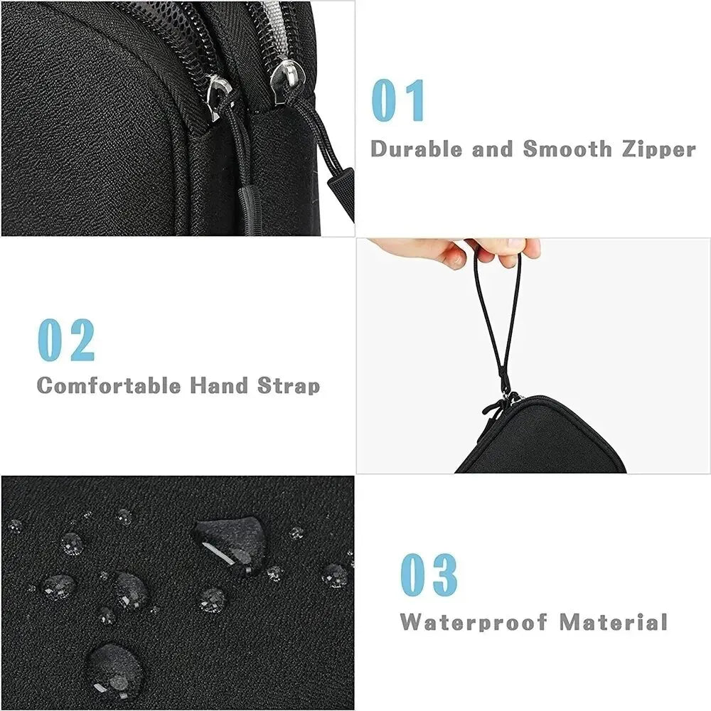 1Pc NEW Travel Organizer Bag Cable Storage Organizers Pouch Carry Case
