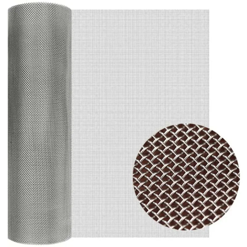 304 Stainless Steel Mesh Woven Metal 30 Mesh Hole 0.07mm Suitable for