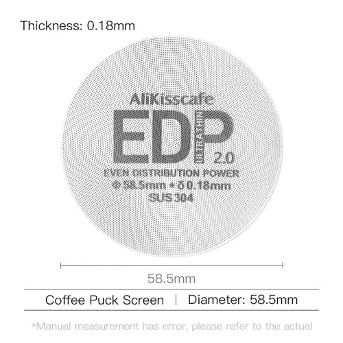 Alikisscafe Espresso Puck Screen Filter Stand 51mm 53.5mm 58.5mm For