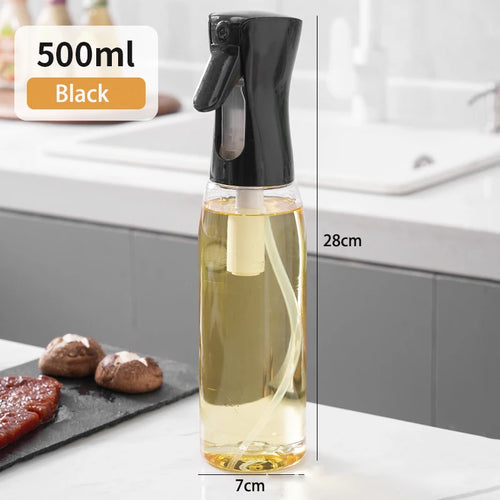 200/300/500ml Oil Spray Bottle Kitchen Baking Olive Oil Dispenser