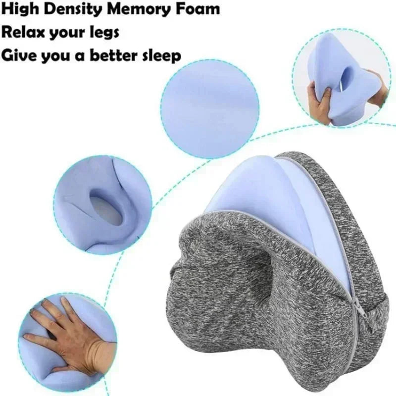 Memory Cotton Leg Pillow Hollow Heart Pregnancy Side Sleeper Sciatica