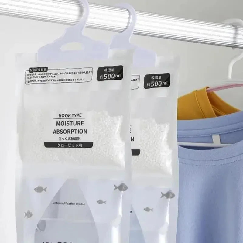 5/10Pcs Moisture Absorber Hanging Drying Clothes Dehumidifier Wardrobe