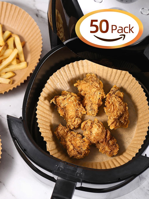 10-200pcs Air Fryer Disposable Paper Liner Square Air Fryer Liner Oil