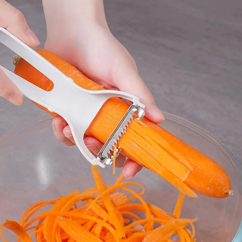 Manual Vegetable Grater Potato Carrot Julienne Peeler Slicer Stainless