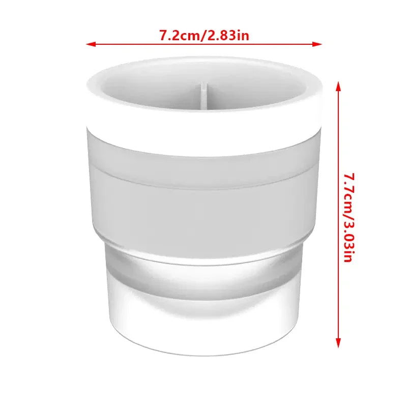 Silicone Round Ice Hockey Mold Maker Large Spherical Ice Cube Ice Tray