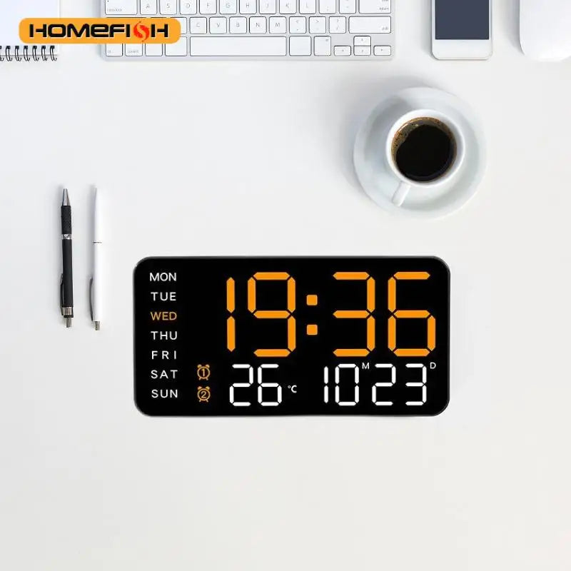 Giant Intelligent Digital Wall Clock｜One screen to control