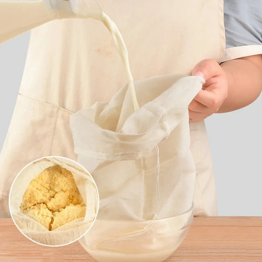 Reusable Cotton Gauze Kitchen Items Tofu Cheese Filter Cloth Butter