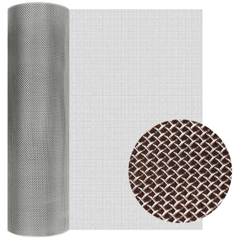 304 Stainless Steel Mesh Woven Metal 30 Mesh Hole 0.07mm Suitable for