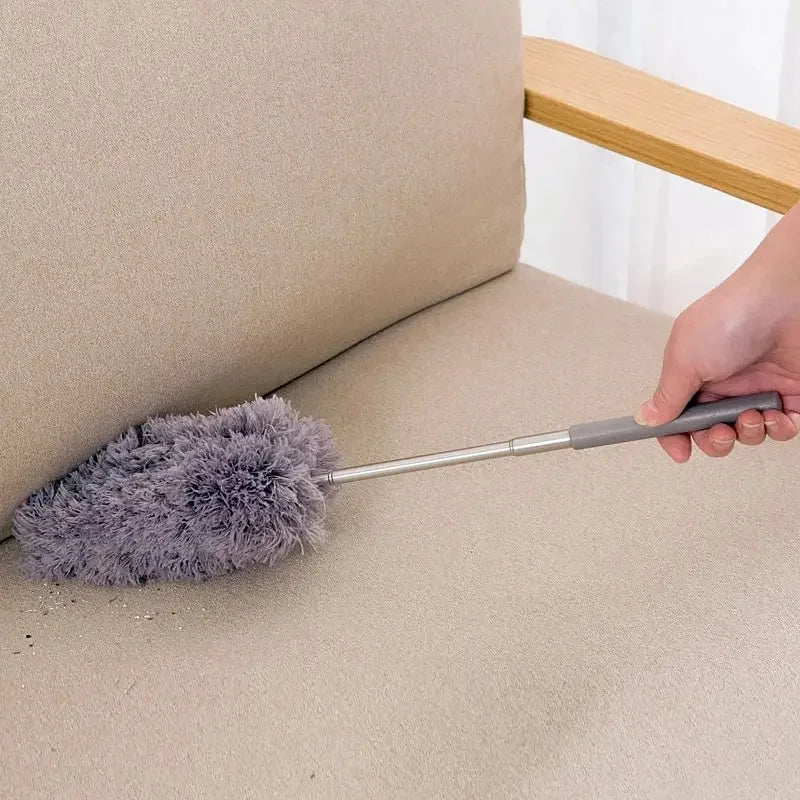 Retractable Duster Stainless Steel Long Handle Dusting Brush Car