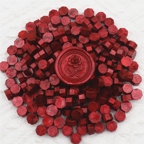 100pcs/bag Octagon Sealing Wax Beads For Seal Stamp, Handmake