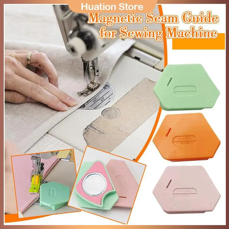 Sewing Magnetic Seam Guide Anti-Slip Grip Sewing Machine Guide Magnets