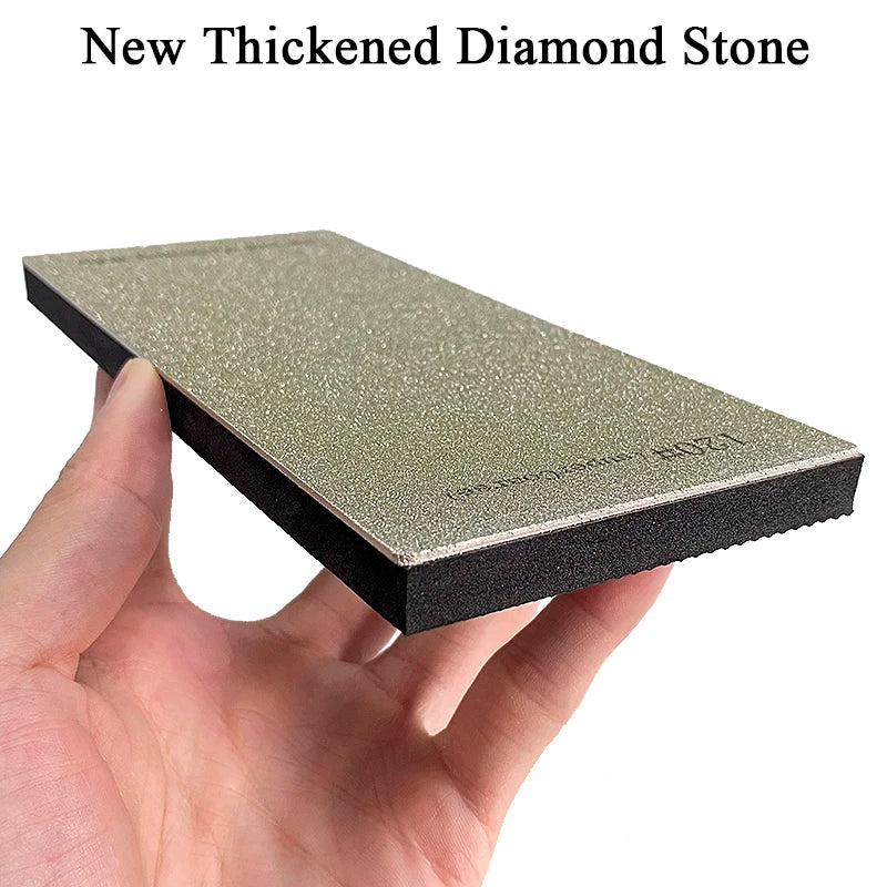 New Thickened Non-slip Base Diamond Stone Kitchen Knife Sharpening