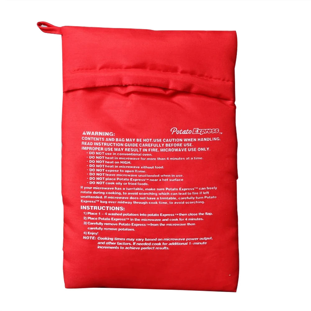 1pc 19*25cm (Unpackaged) Kitchen Supplies Microwave Potato Bag, Baked