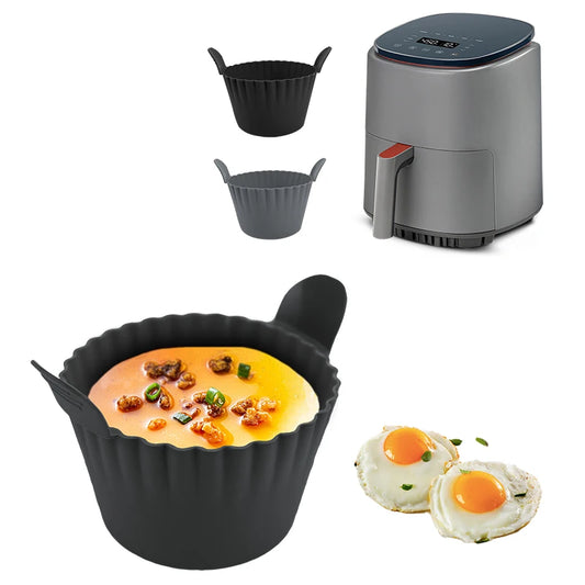 Silicone Air Fryer Egg Poacher Cups Egg Cooker Mold BPA-Free Ramekins