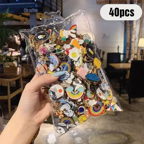 10-100Pcs Enamel Badges Pins Brooches Cute Cartoon Brooches for Child