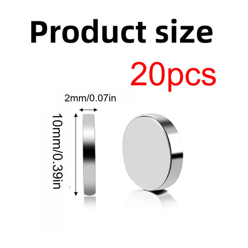 10x1/10x2/10x3mm-20/50/100pcs circular refrigerator magnets widely