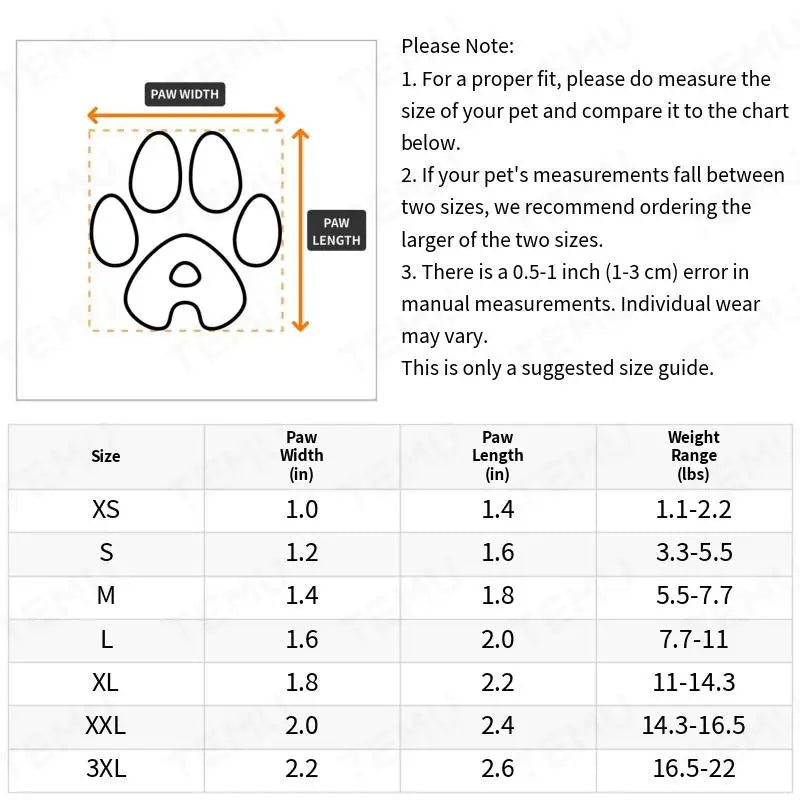 4pcs Water-Resistant Dog Shoes For Small Dogs - Protect Your Pet's