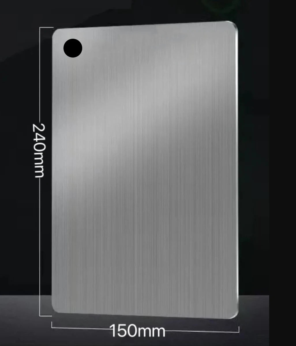 5 Size 304 Stainless Steel Thickened Cutting Board Antibacterial