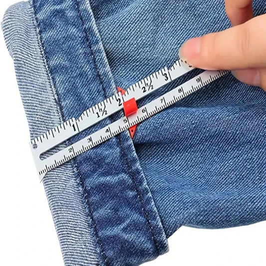 1pc Metal Sliding Guage, Sewing Measuring Tool, Sewing Guage For