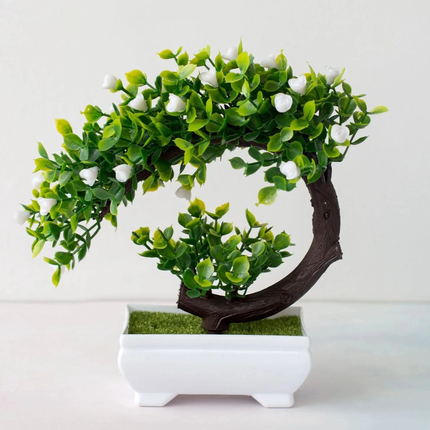 Artificial Plants Bonsai Simulated Tree Potted Plants Fake Flowers