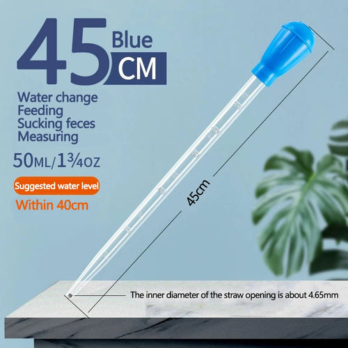 Lengthen Pipettes Cleaner Simple Cleaning Tool for Aquarium Water