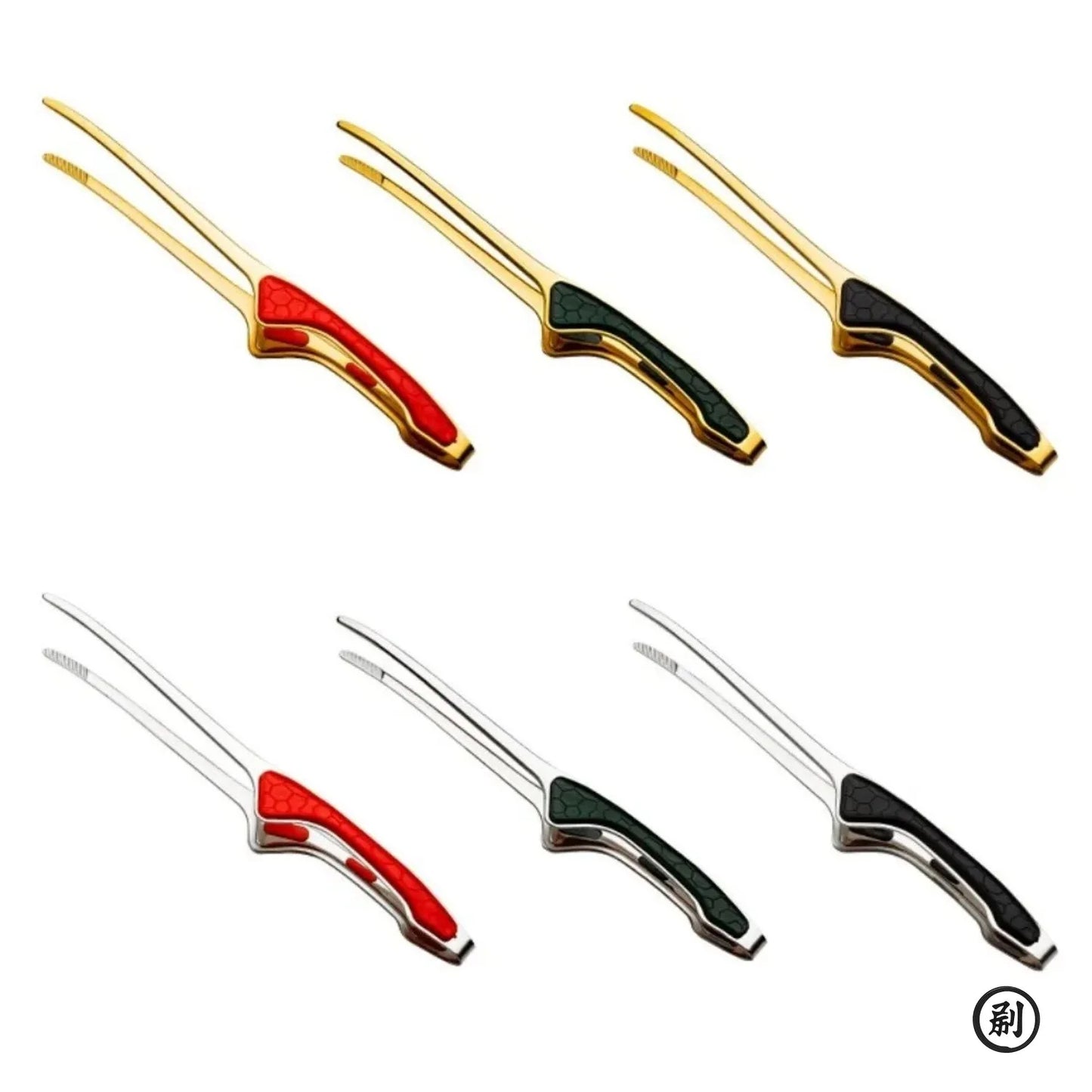 Non-Stick Stainless Steel Barbecue Tongs Anti-scald Anti-slip Steak