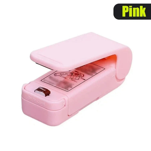 Mini Bag Seal Machine Snack Bag Clip Kitchen Handheld Food Sealer