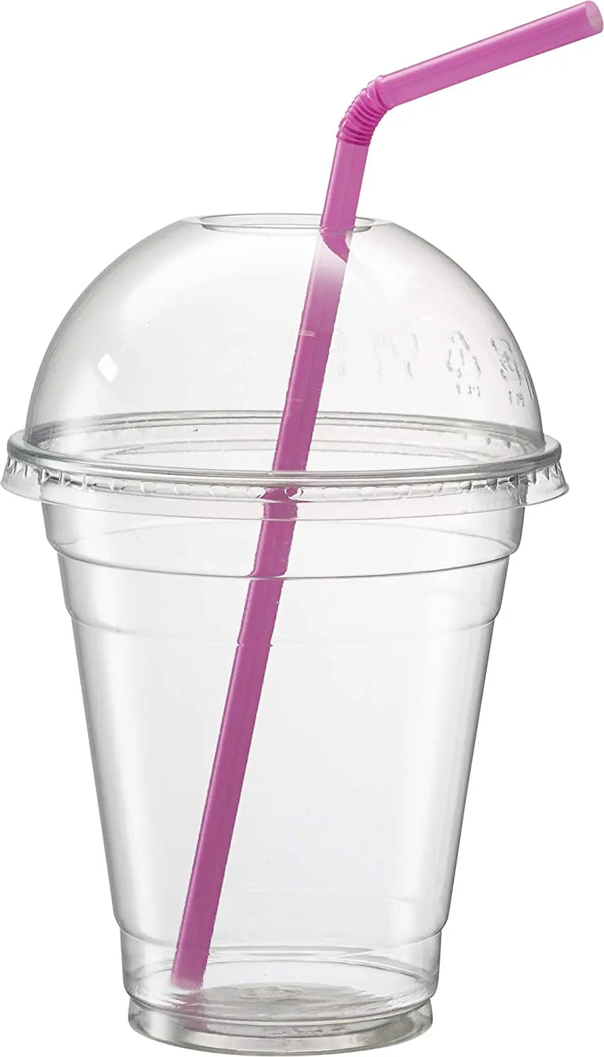 1000-100Counts Neon Colored Flexible Plastic Drinking Straws