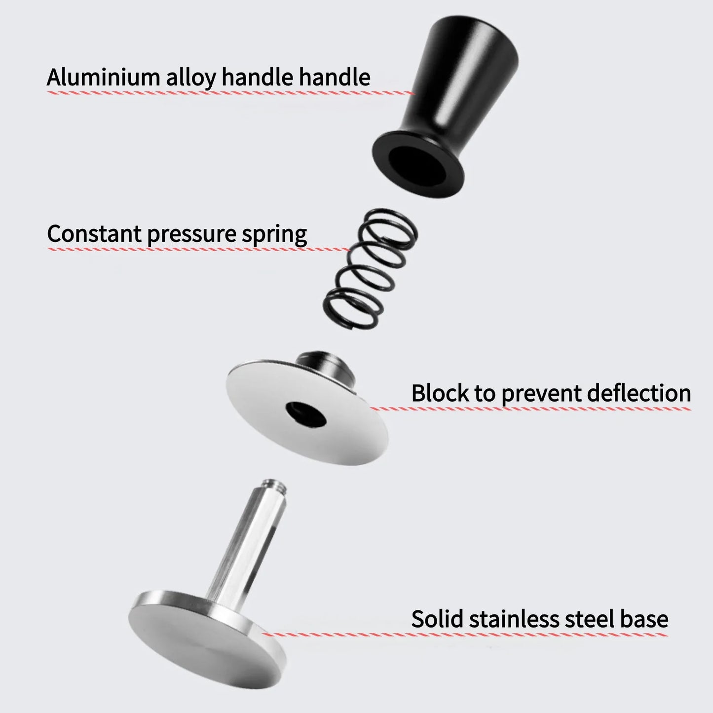 58mm 53mm 54mm 51mm Espresso Tamper Barista Coffee Tamper with