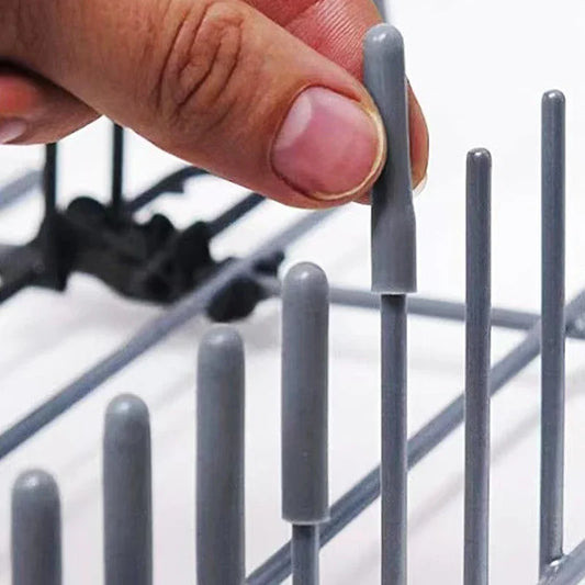 20/50pcs Dishwasher Rack Caps Tip Tine Cover Cap Flexible Round End
